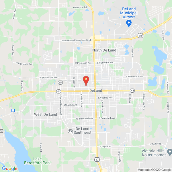 Volusia County School Board location map: 200 N Clara Ave, DeLand, FL 32720, United States, Deland, Florida